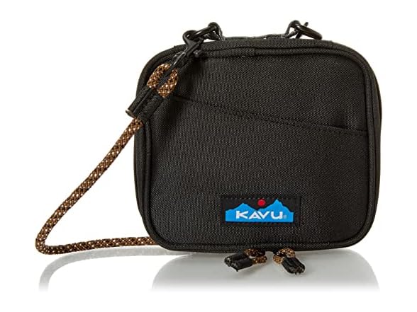 KAVU Black Safety Cove Wallet