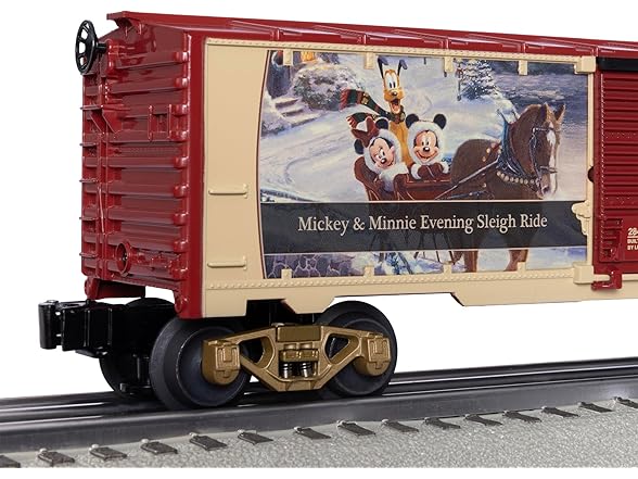 Lionel Disney Mickey & Minnie Evening Sleigh Ride Christmas Boxcar