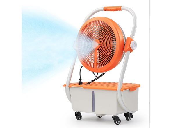 TURBRO AirSupply MS12 Portable Mist Fan Orange