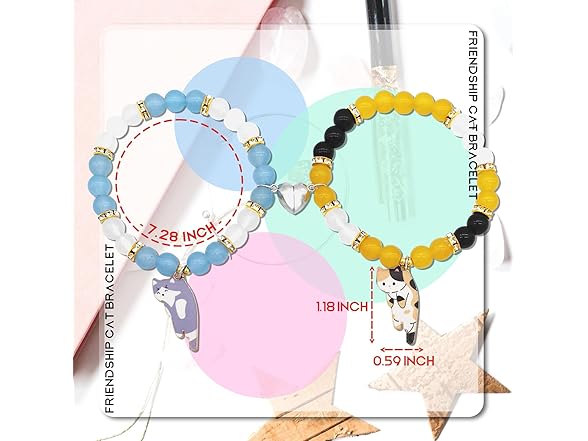Beljeley Kitty Matching Bracelets