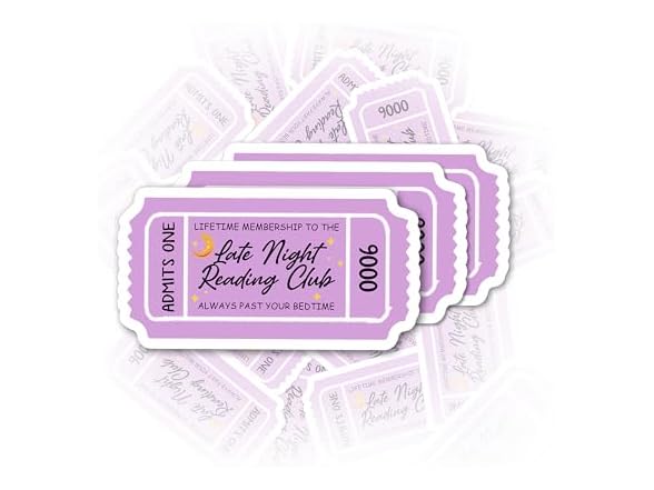 Late Night Reading Clubs Stickers