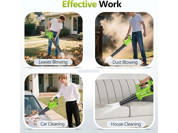 Sunchers 20V Electric Leaf Blower - Gallery 4