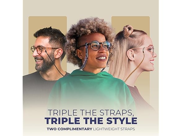 Luxitri Leather Glasses Strap Unisex