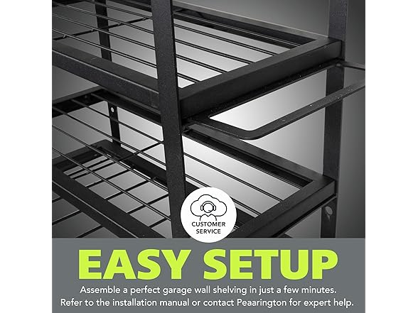 2PK Pearington Wall Mount Tool Organizer, 4-Layer