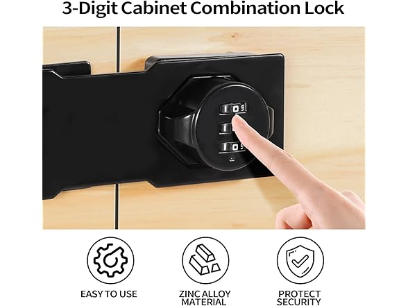 Cabinet Password Hasp Combo Lock