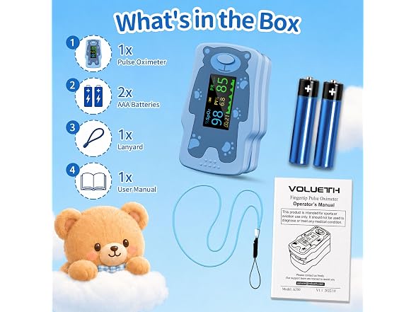 VOLUETH New Version Fingertip Pulse