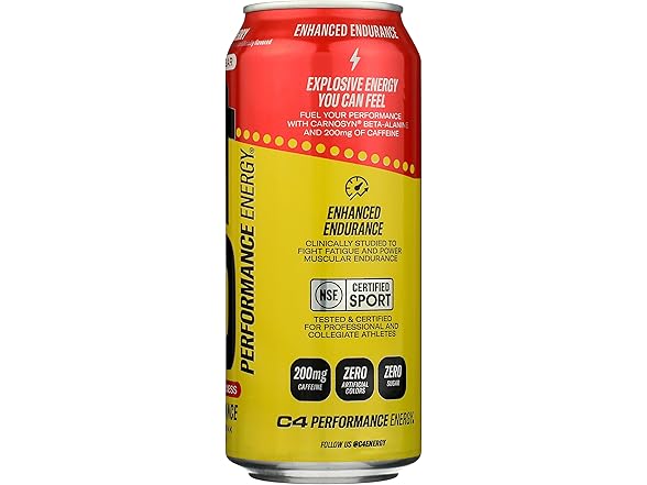 C4 Performance Energy Drink Cherry Popsicle 16oz