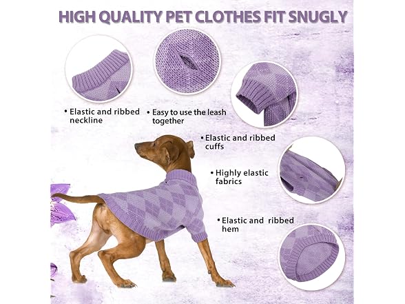 Queenmore Puppy Sweater - Warm Dog Turtleneck