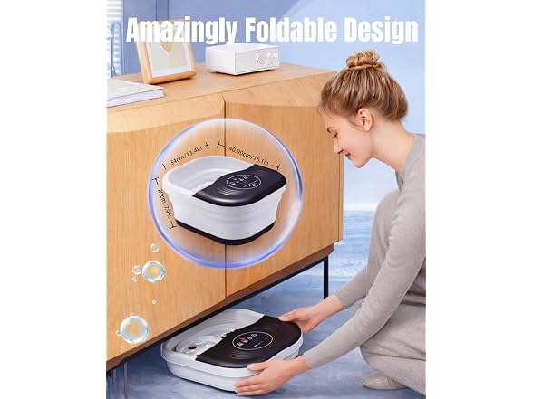 Collapsible Heated Foot Spa Bath
