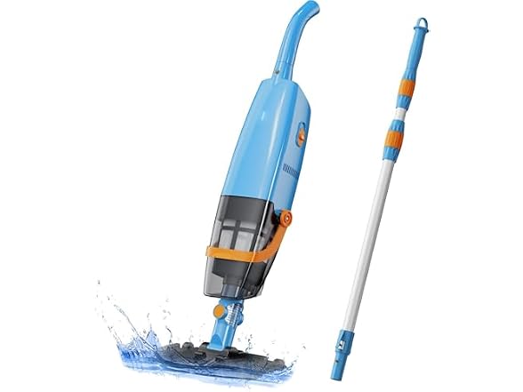Handheld Pool Vacuum Cordless w/ Pole
