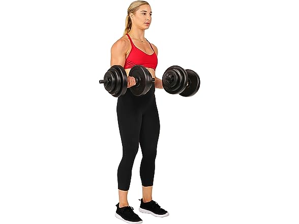 Sunny Health & Fitness Exercise Vinyl 40 Lb Set