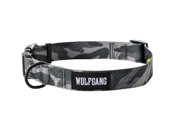 Wolfgang Heavy Duty, Adjustable Wide Venture Dog Collar