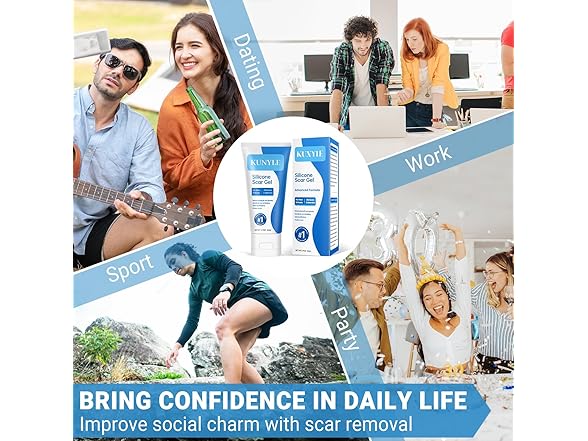 Kunyle BC521525100038 silicone scar gel