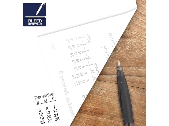 2022 Daily Desk Calendar Refill