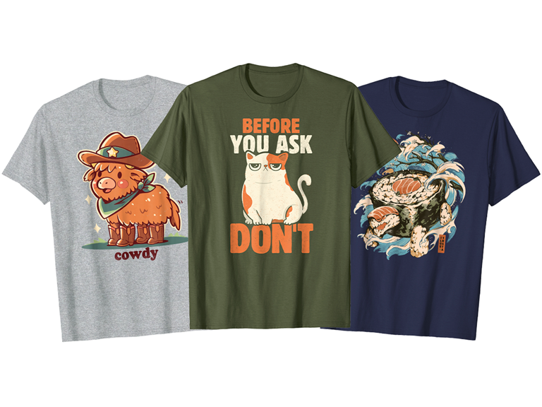 5 T-Shirts for $29 at Checkout!