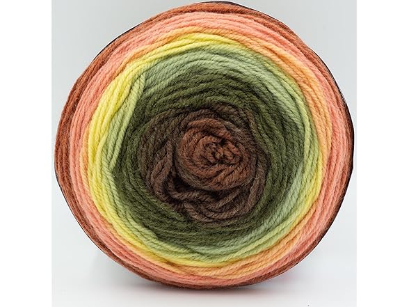 Lion Brand Yarn, Multicolor Varigated Mandala