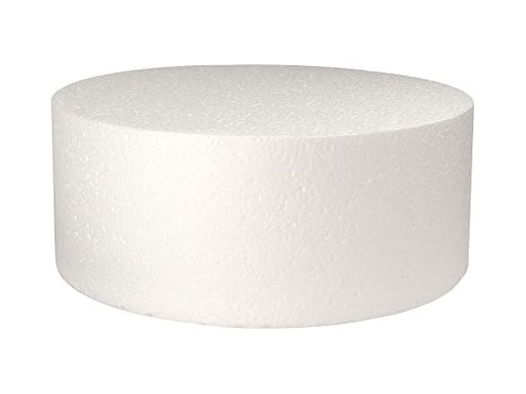 BakeDeco Round Cake Dummy, Styrene
