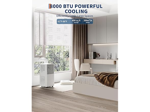Garvee 8,000 BTU Portable Air Conditioner