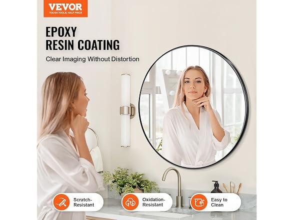 Wall Mounted Makeup Mirror