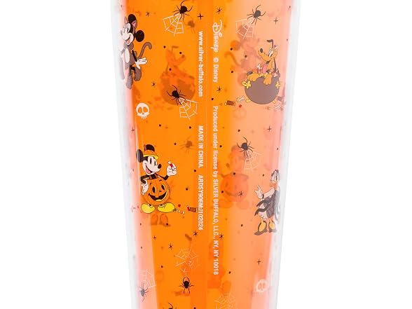 Silver Buffalo Disney Mickey and Friends Halloween Cup, 24oz