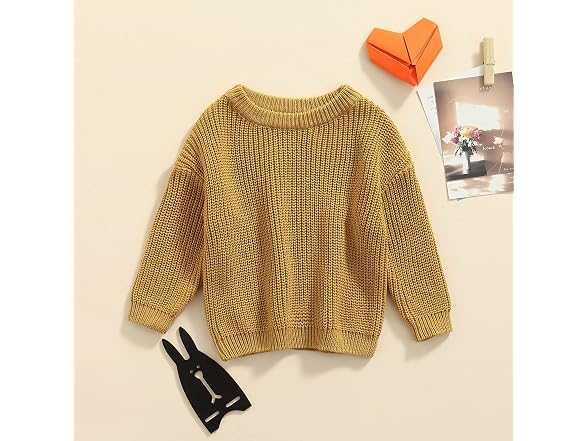 Woshilaocai Girls (2-3T) Toddler Baby Top Beige