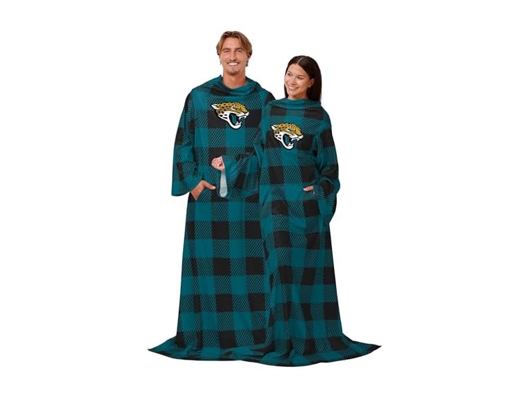 JAGUARS Buffalo Plaid Throw (48x71)