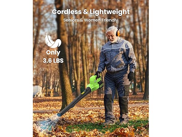NCOEN Leaf Blower Cordless for Lawn Care