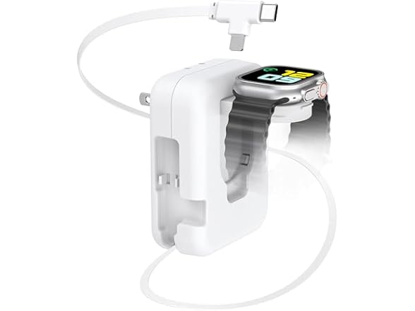 BEACOO 3 in 1 Retractable Wall Charger