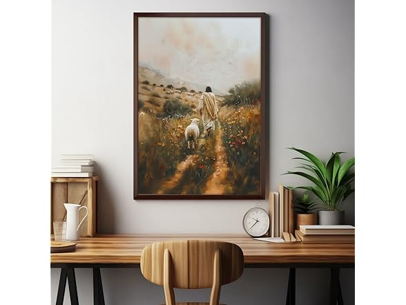 Mireita Jesus-Wall Art-Jesus Leaves