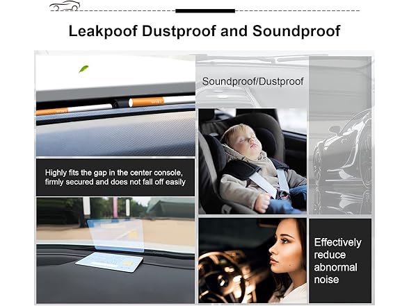 BOAOSI APP-Auto-139 (2 Pack) Car Dashboard Seal St