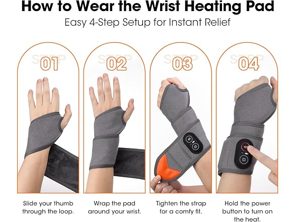 DeMoce Red Light Wrist Heat Massager