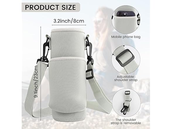 ZHMUYAOJY 3PCS Water Bottle Holder