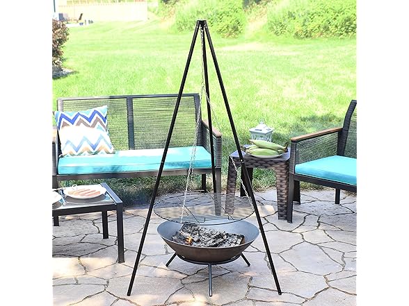 Sunnydaze Outdoor Fire Pit Tripod