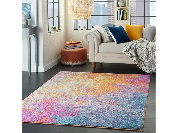 Nourison Passion Sunburst Rug 5'3x7'3