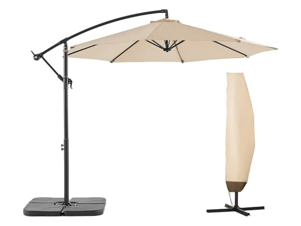 BLUU BANYAN 10 FT Patio Offset Umbrella