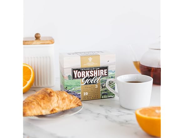 1PK Yorkshire Tea, Gold, Pillow Tea Bags, 80ct