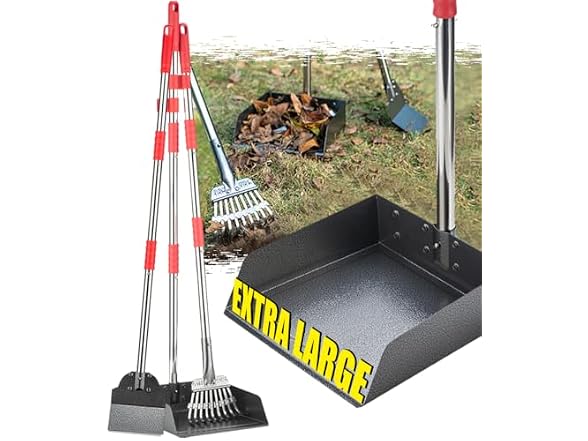 Stainless Pooper Scooper Rake & Spade
