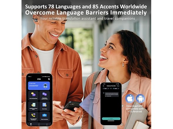 iAMJOY AI Language Translator Earbuds