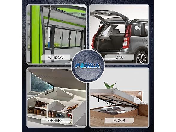 POHILA Hood Lift Supports Ford 2pc