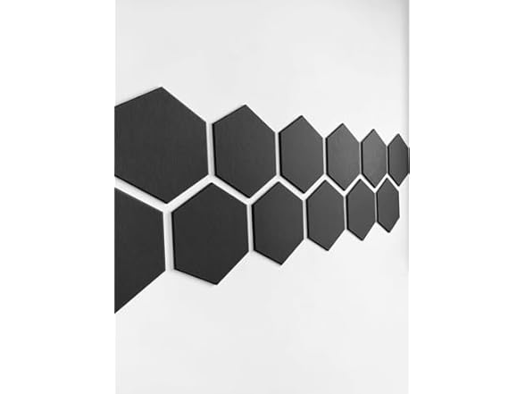 DECORITA  Hexagonal Felt Wall Tiles