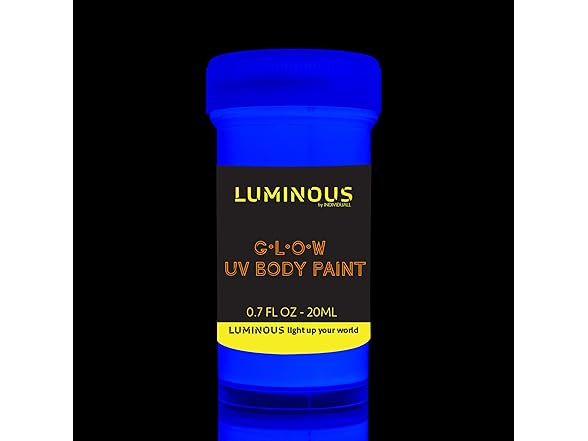 2-Pack Luminous UV Neon Body Paint Set
