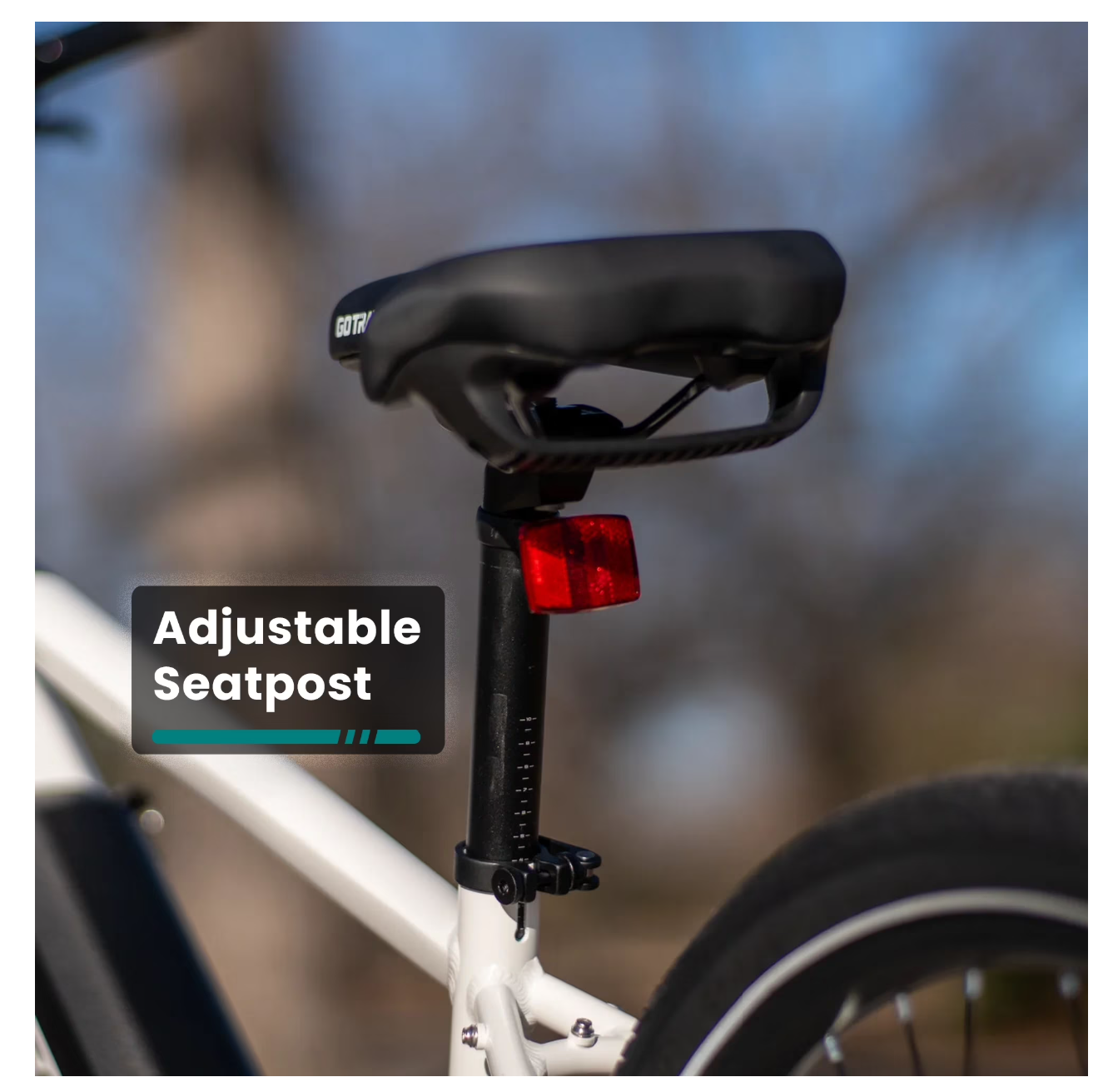 GOTRAX Transit 27.5" Step Through Electric Hybrid Bike - Gallery 11