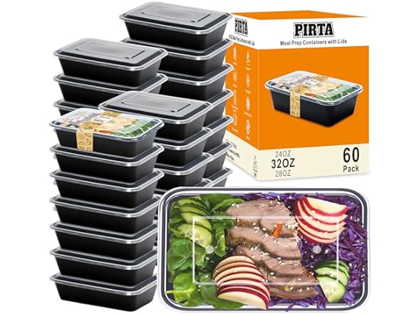 Meal Prep Containers Reusable with Lids