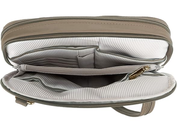 Travelon Women's Anti-theft Tailored East/West Organizer Chrossbody