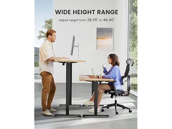 ErGear  Standing Desk, Vintage Brown