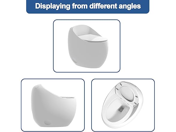 TYCO Egg Design One Piece Toilet, 12'' Rough-In