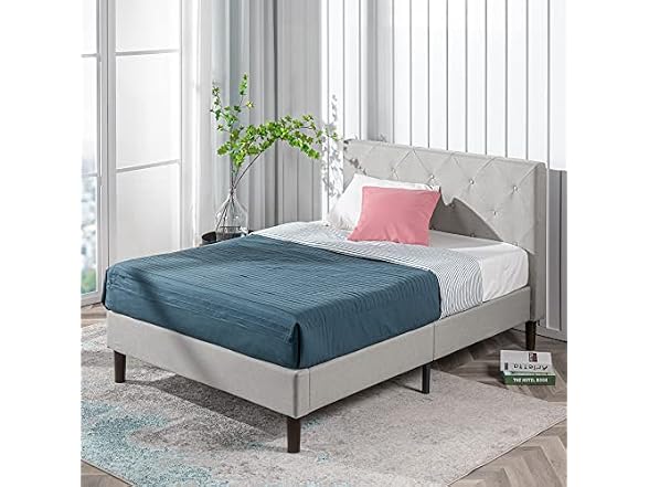 Zinus Shalini Upholstered Platform Bed Frame