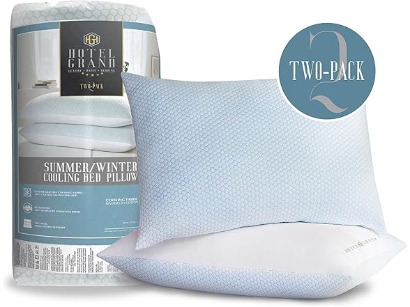Hotel Grand Cooling Pillows, Set of 2