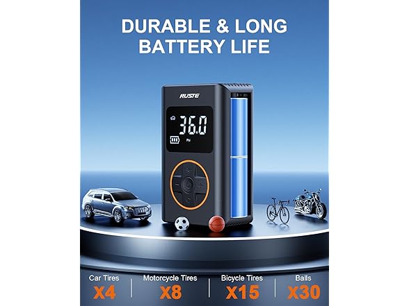 NUSTE Tire Inflator Portable Air Compressor