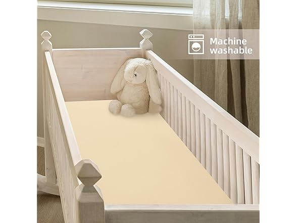 MIGIOL 100% Cotton Crib Sheet, Cotton
